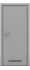 Влагостойкая однопольная дверь DS KP-23 с вент решеткой