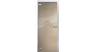 Cтеклянная межкомнатная дверь DS RAL 1013