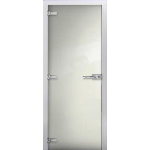 Cтеклянная межкомнатная дверь DS RAL 9003